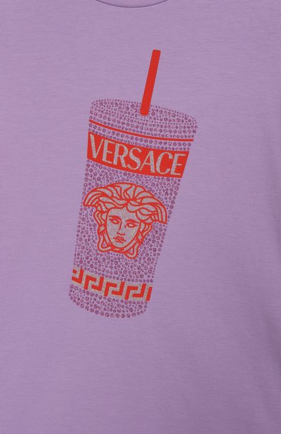 Хлопковое платье VERSACE, арт. 1018540/1A13227, фото 3