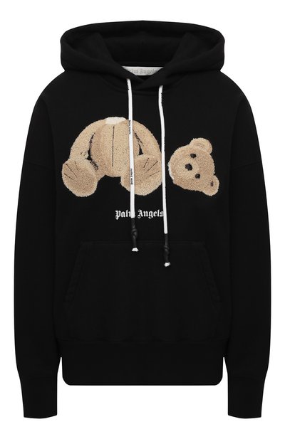 Женский хлопковое худи PALM ANGELS, арт. PWBB023F20FLE0031060