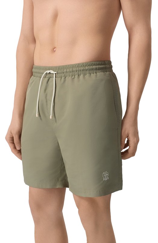 Плавки-шорты Brunello Cucinelli MW817043 Хаки  MW817043 Фото 2