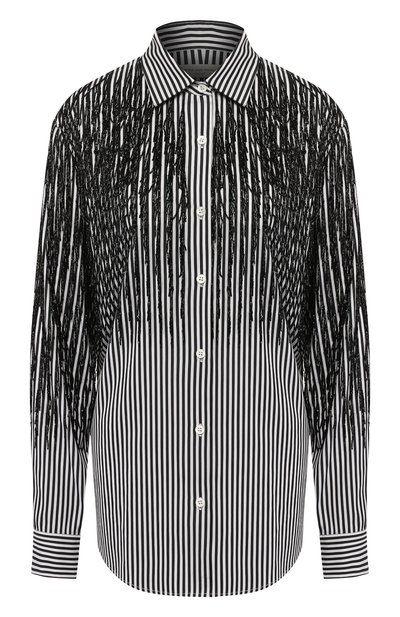 Женская хлопковая рубашка DRIES VAN NOTEN, арт. 191-10755-7215