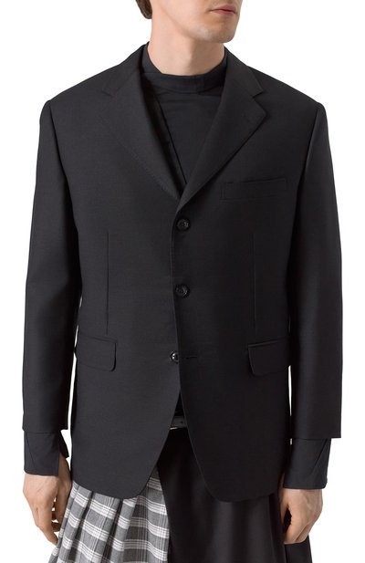 Шерстяной пиджак MAISON MARGIELA, арт. S50BN0536/M35259, фото 5