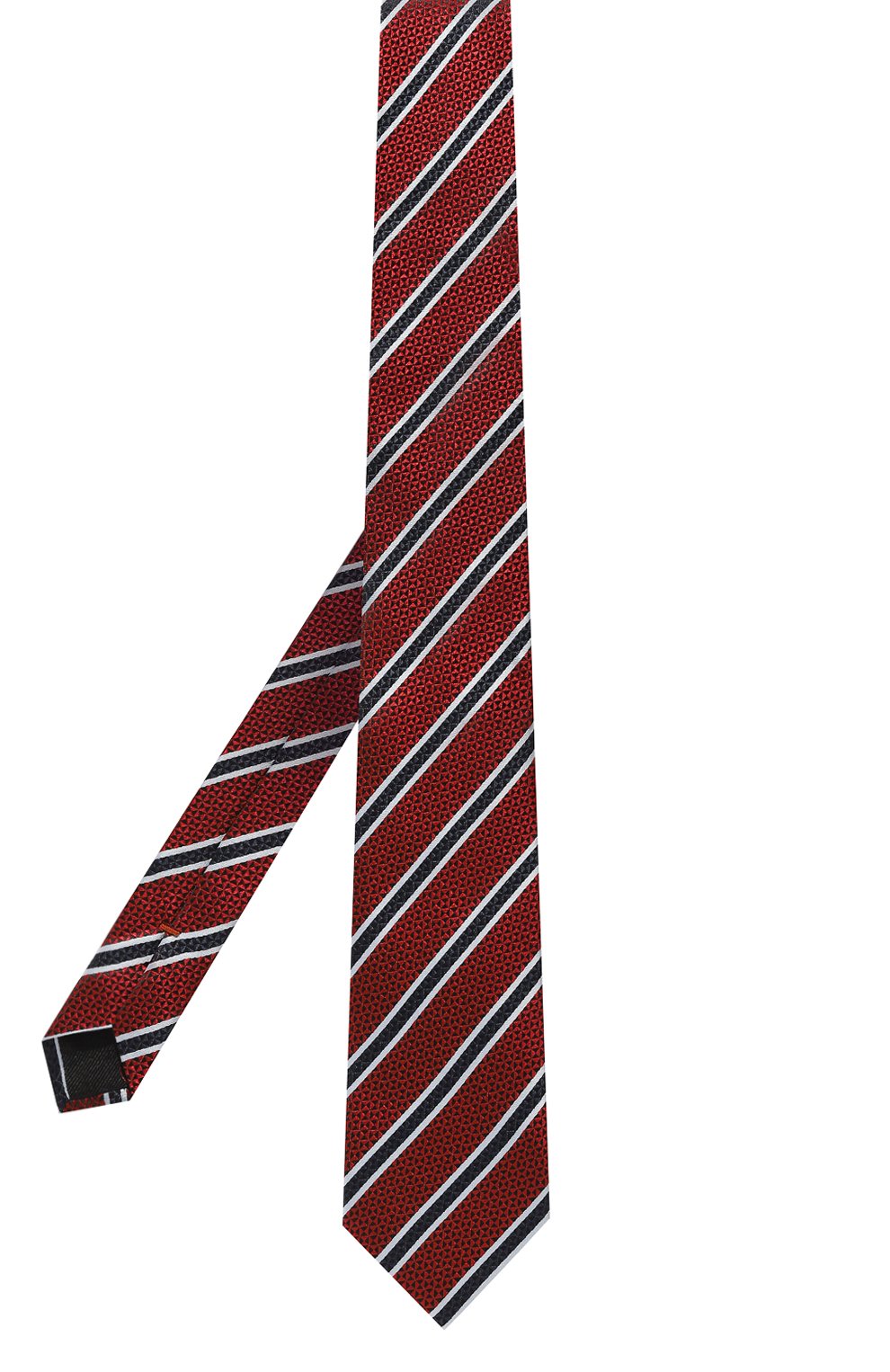 Шелковый галстук ZEGNA красного цвета по цене 27000 руб., арт. Z5D87TA5/1P8614, фото 3 Шелковый галстук ZEGNA, арт. Z5D87TA5/1P8614, фото 3