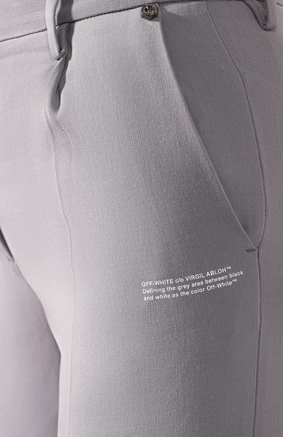 Брюки из смеси вискозы и шерсти OFF-WHITE, арт. 0WCA102R205150680600, фото 5