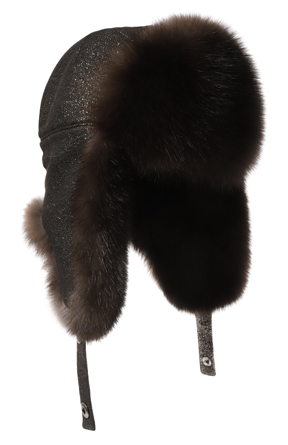 Шапка-ушанка из меха соболя BLACK SABLE, арт. BS-005F8, фото 1