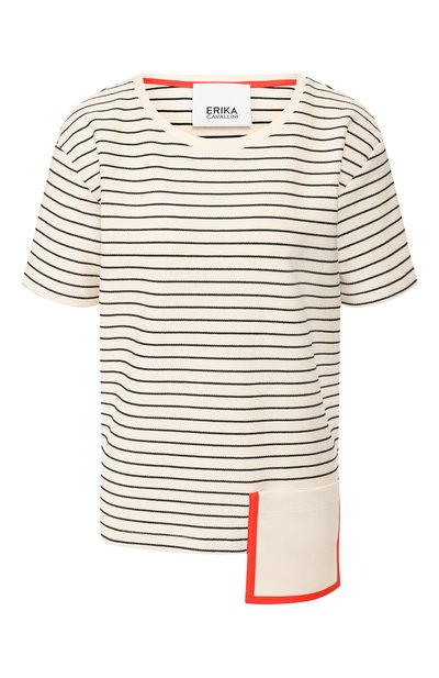 Хлопковая футболка ERIKA CAVALLINI, арт. S0/P/P0SF05, фото 1