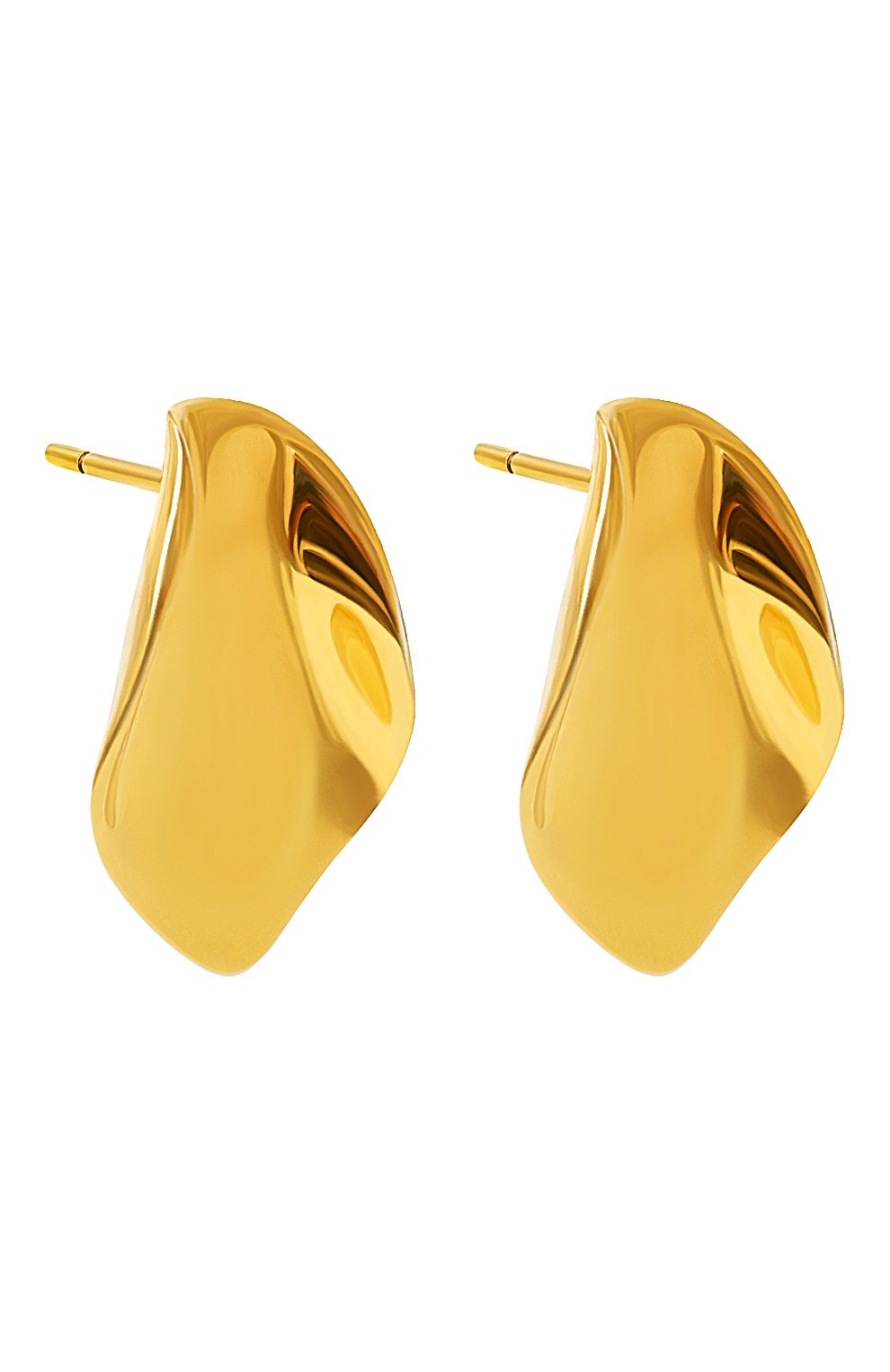 Серьги MS. MARBLE золотого цвета по цене 12000 руб., арт. MM-EWLSXG, фото 3 Серьги MS. MARBLE, арт. MM-EWLSXG, фото 3