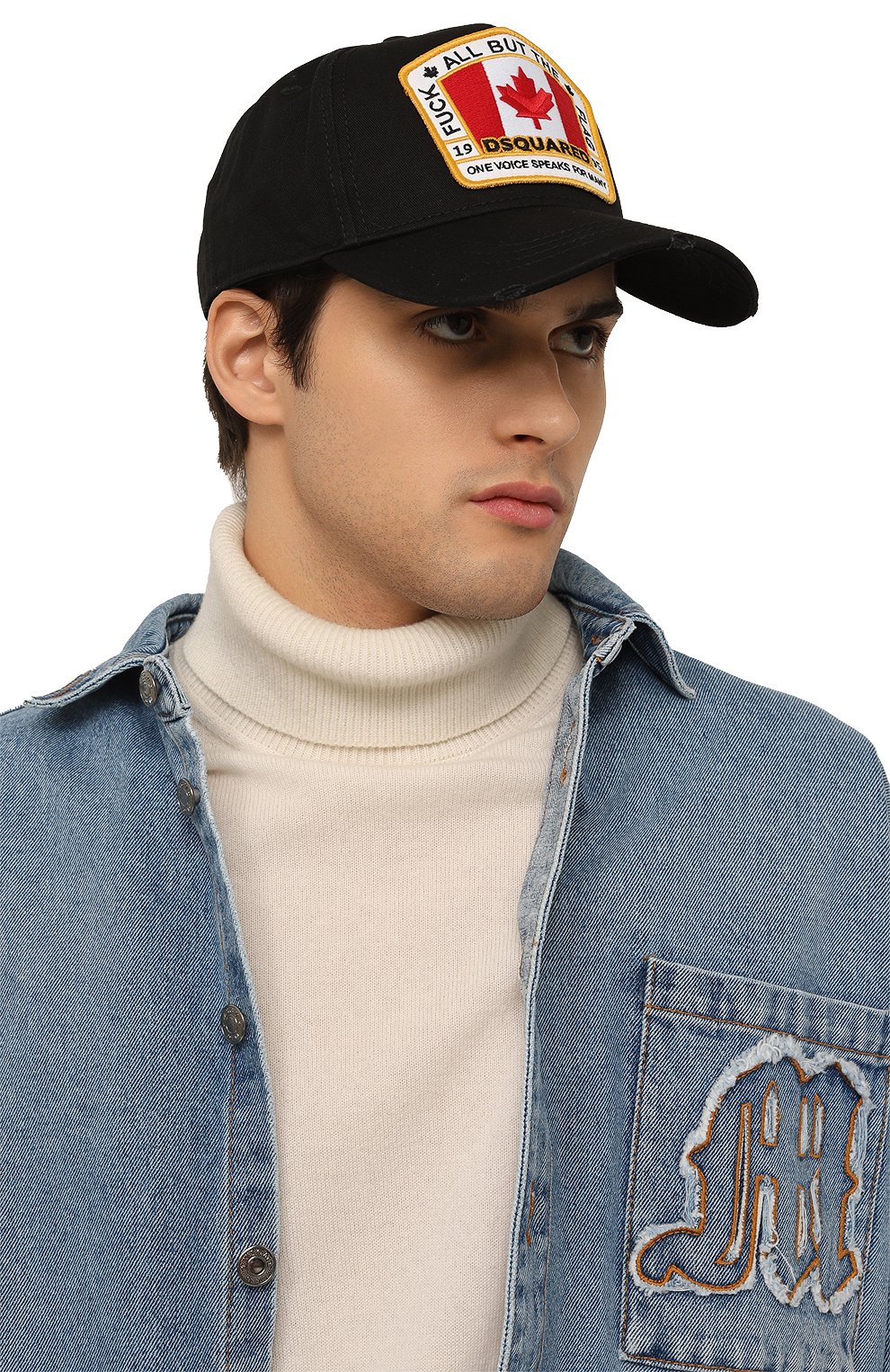 Хлопковая бейсболка DSQUARED2, арт. BCM4011 05C00001, фото 2