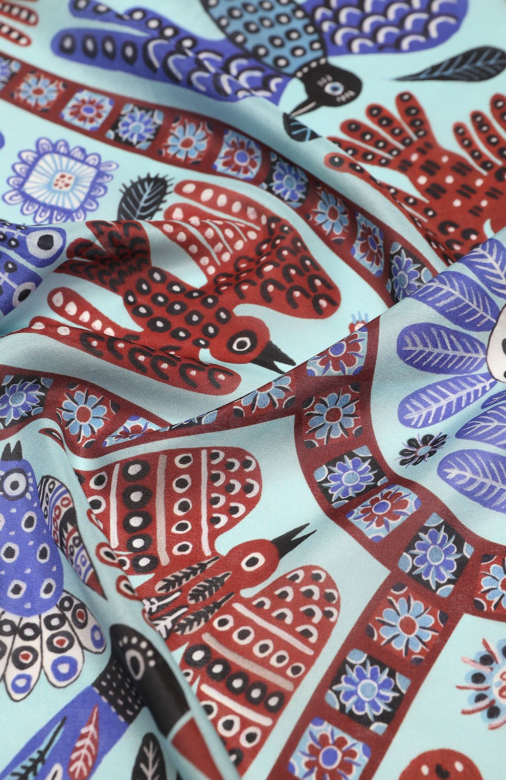 Шелковый платок небеса GOURJI, арт. T21SKY7BLR/1, фото 4