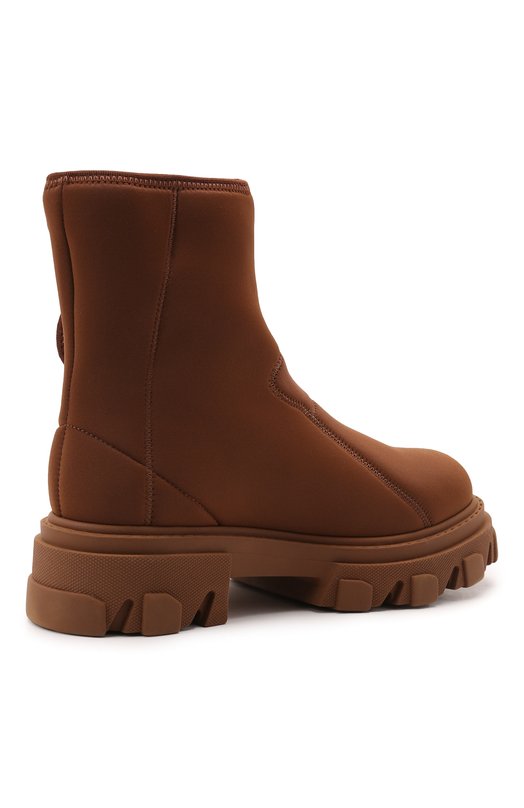 Текстильные ботинки Gia 9 GIABORGHINI Коричневый, фото 5