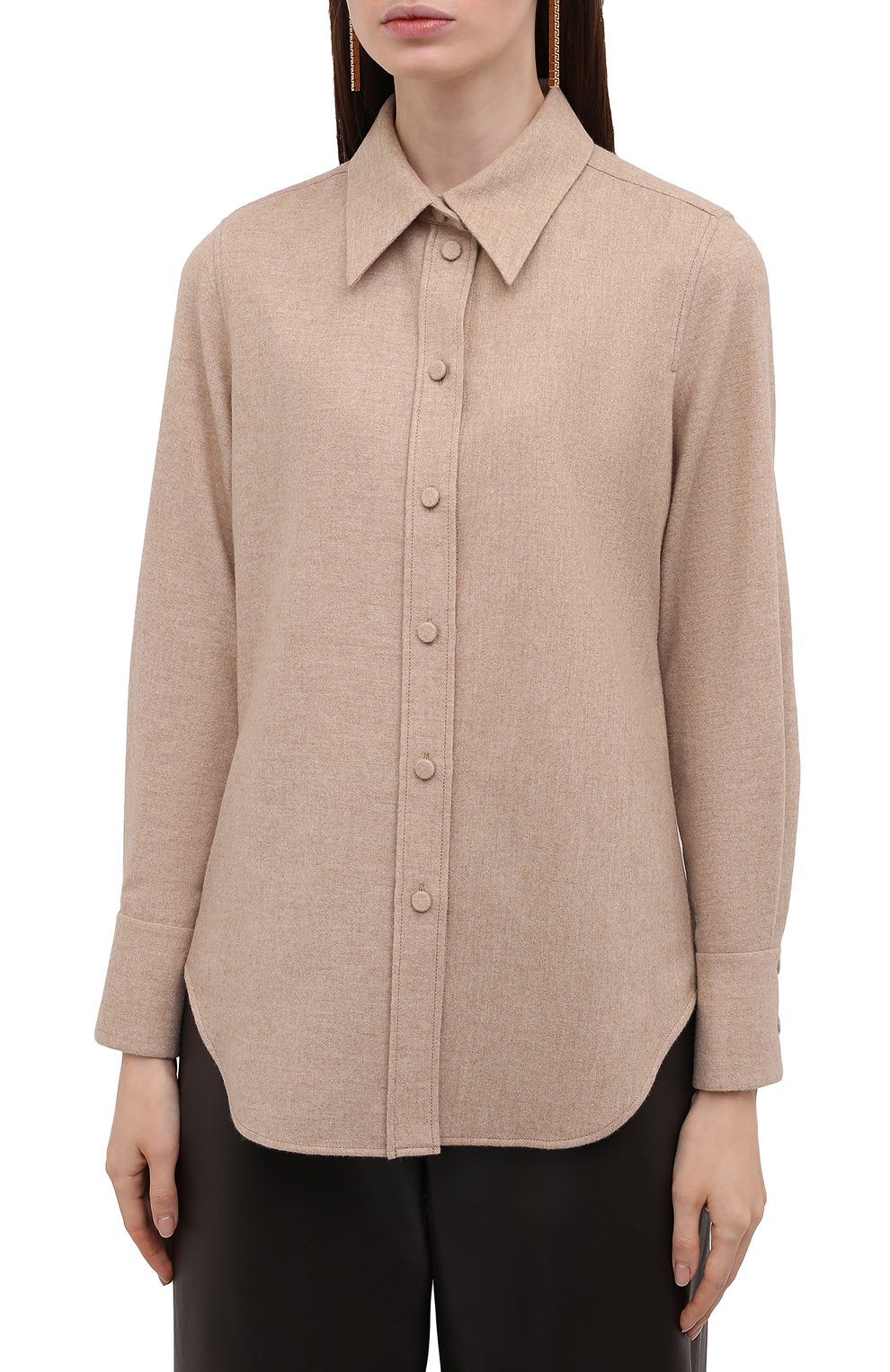 Рубашка из шерсти и кашемира CHLOÉ, арт. CHC21WHT16064, фото 3