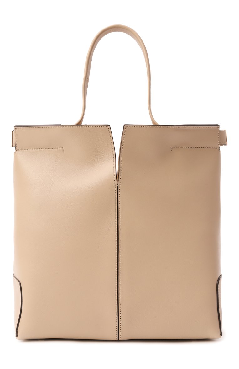 Женская сумка di folio TOD’S бежевого цвета, арт. XBWDBMAT200R0R | Фото 6 (Размер: medium; Материал: Натуральная кожа; Автоматизация ТО: Проставлено; Автоматизация состава: Проставлено)