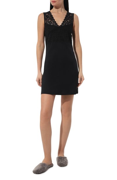 Сорочка HANRO черного цвета по цене 22810 руб., арт. 077929., фото 2 Сорочка HANRO, арт. 077929., фото 2