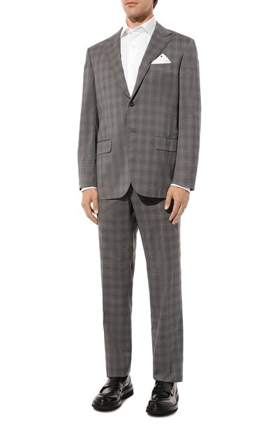 Мужской шерстяной костюм KITON, арт. UA81K01X37