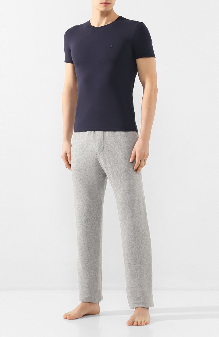 Хлопковая футболка с круглым вырезом ZEGNA, арт. N2M200010, фото 2