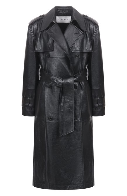 Женский кожаный тренч NINA RICCI, арт. 25AUMA017/LB0074