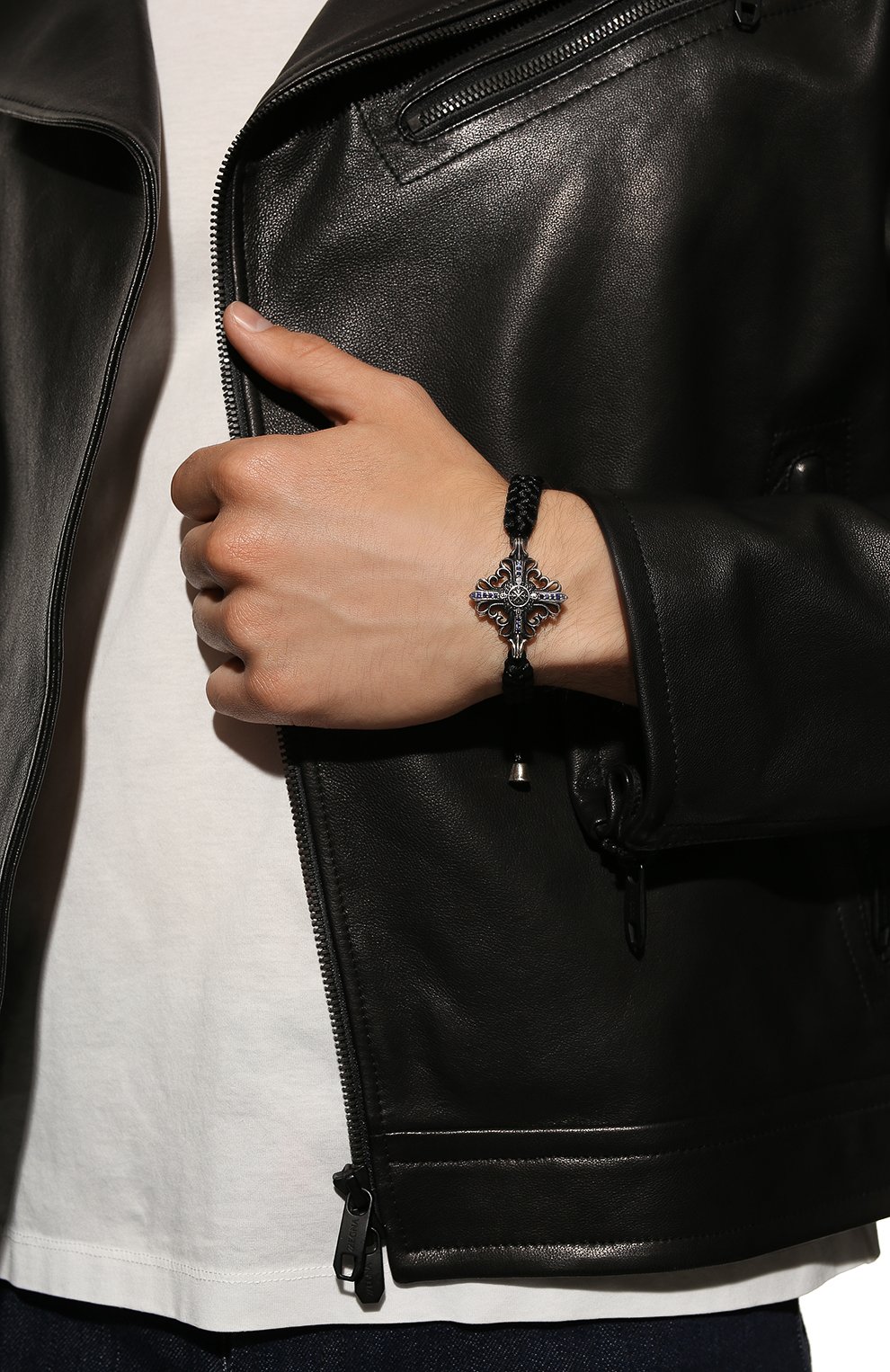 Текстильный браслет возрождение империи GL JEWELRY черного цвета по цене 13860 руб., арт. M450005-S97-327, фото 2 Текстильный браслет возрождение империи GL JEWELRY, арт. M450005-S97-327, фото 2