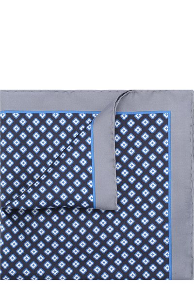 Мужской шелковый платок KITON, арт. UP0CHCX03R03