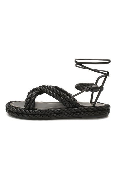 Кожаные сандалии the rope VALENTINO, арт. TW0S0Y14/GWJ, фото 3