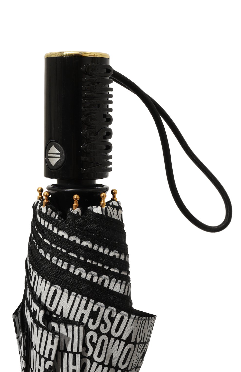 Складной зонт MOSCHINO черного цвета по цене 9895 руб., арт. 8444 0PENCL0SE, фото 6 Складной зонт MOSCHINO, арт. 8444 0PENCL0SE, фото 6