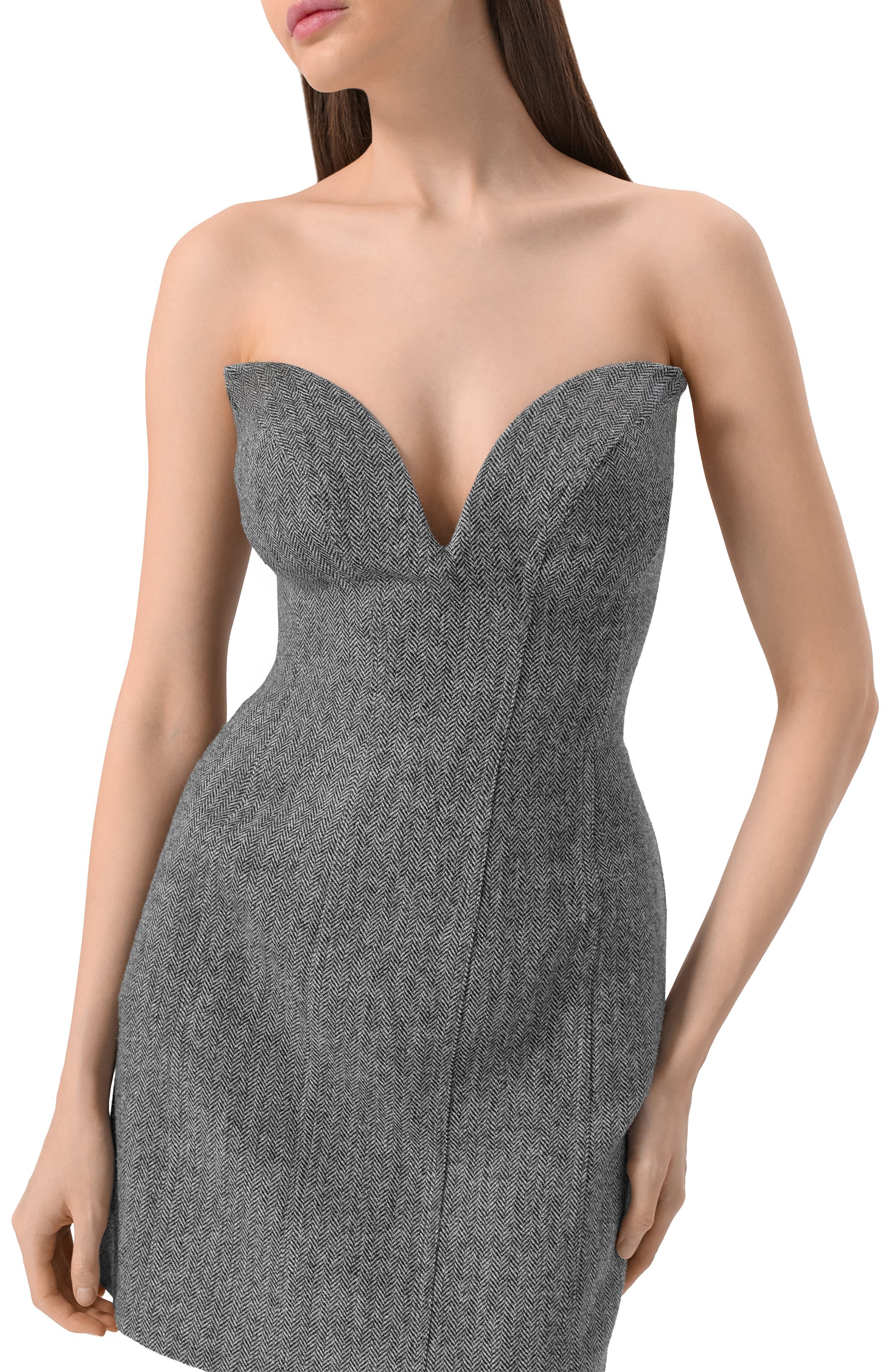 Платье SELF-PORTRAIT, арт. RS26213SGR, фото 4