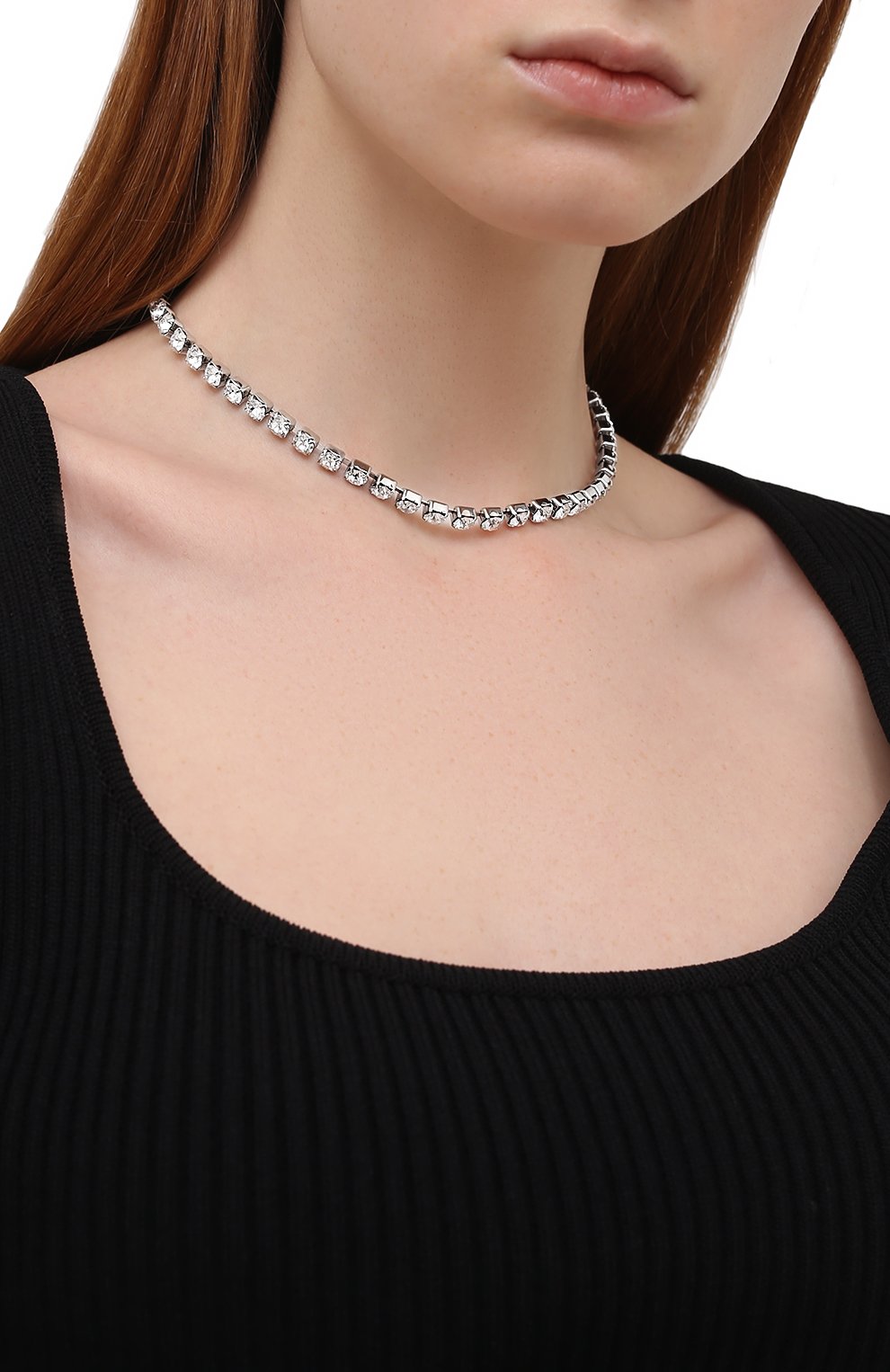 Колье ISABEL MARANT серебряного цвета по цене 27050 руб., арт. RC0172-22P013B, фото 2 Колье ISABEL MARANT, арт. RC0172-22P013B, фото 2