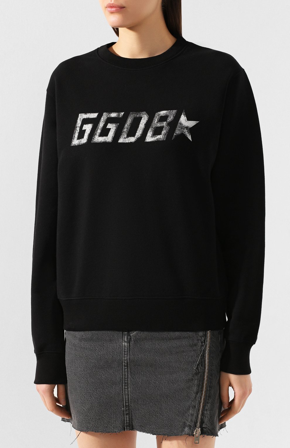 Хлопковый свитшот GOLDEN GOOSE DELUXE BRAND, арт. G35WP029.A2, фото 3