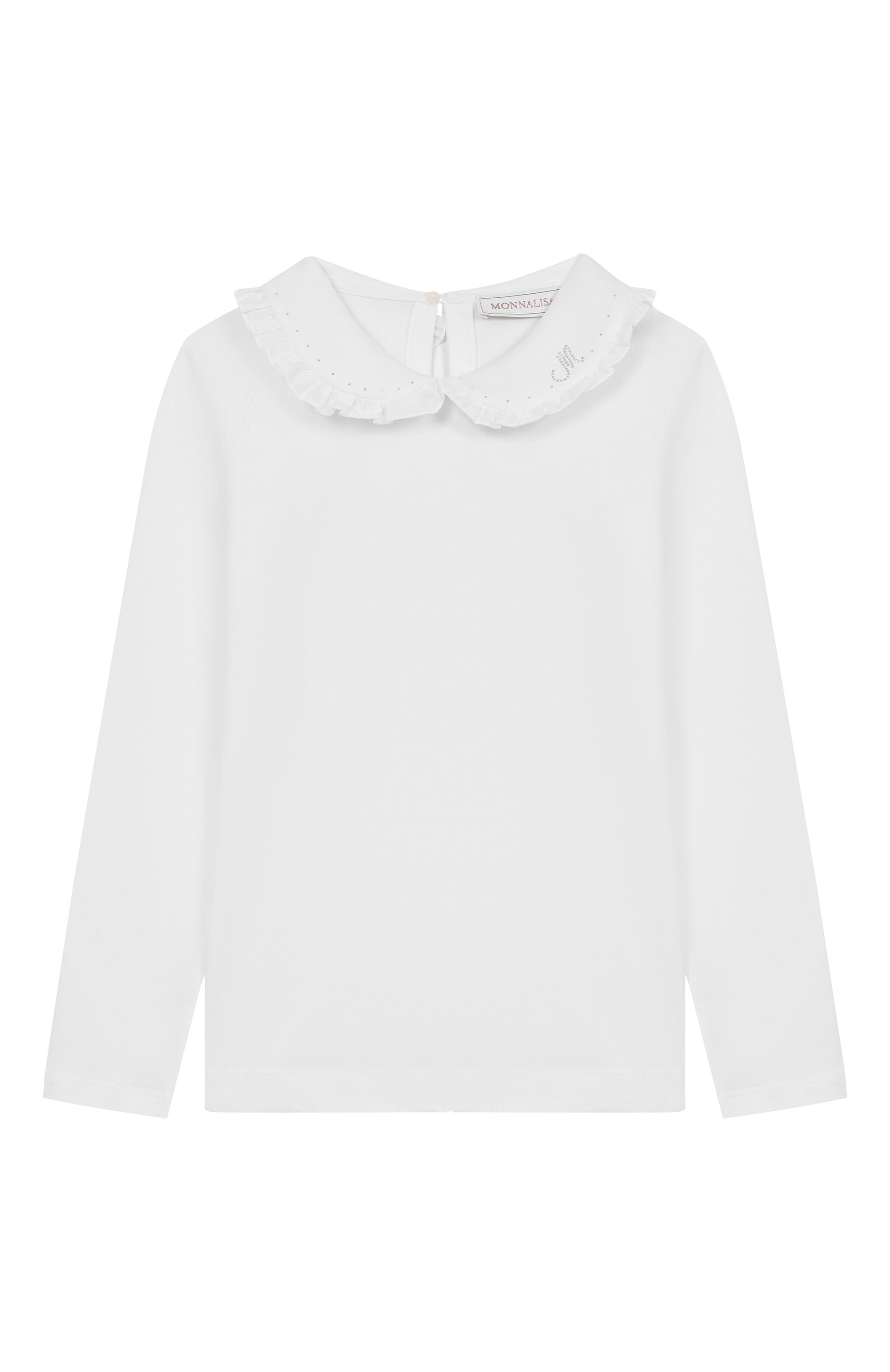 Хлопковый лонгслив MONNALISA, арт. 18FTSH, фото 1
