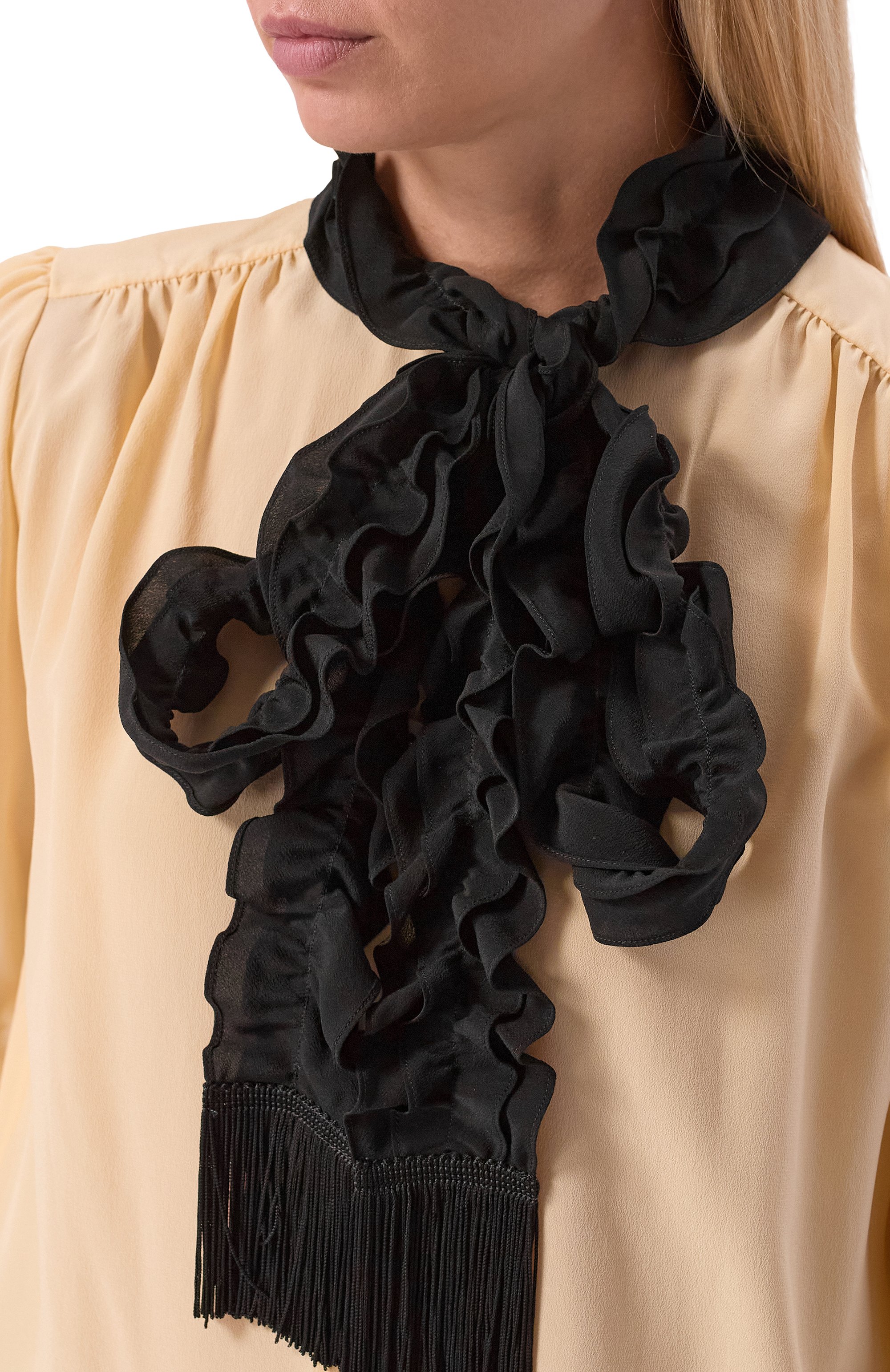 Шелковая блузка VALENTINO, арт. 7B3AB7R0/21B, фото 5