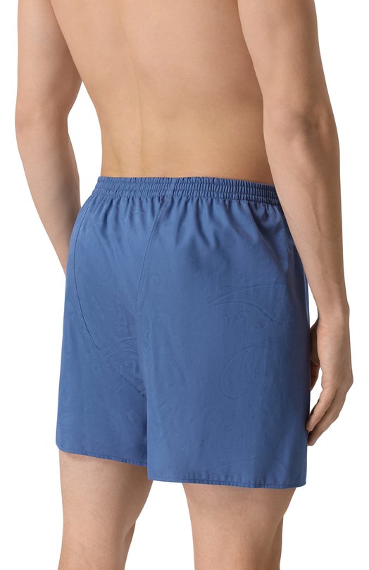 Хлопковые боксеры Zimmerli 4737-75101 Голубой  4737-75101 Фото 3
