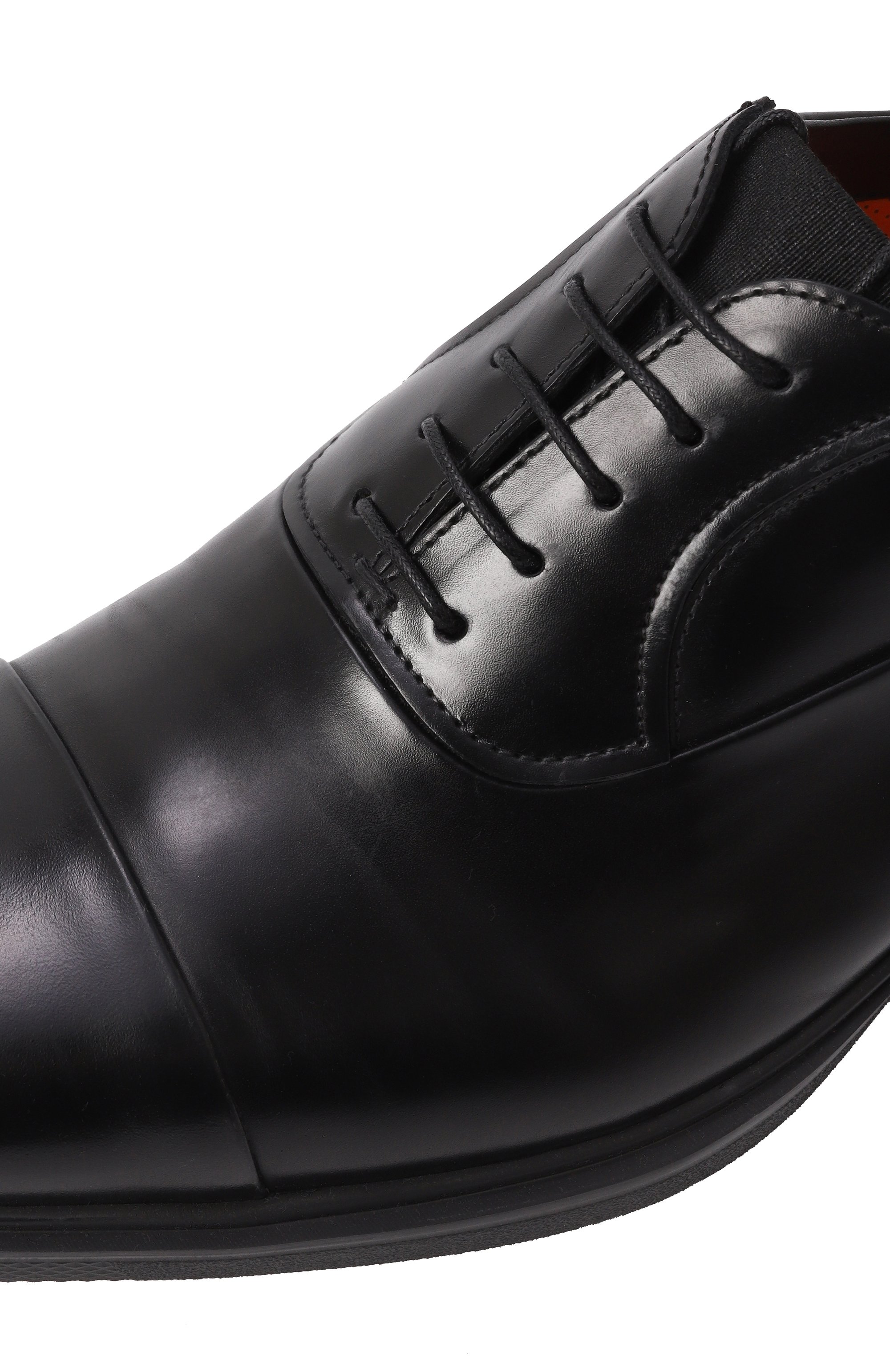 Кожаные оксфорды easy SANTONI, арт. MGEG18957NEAXNTG, фото 7