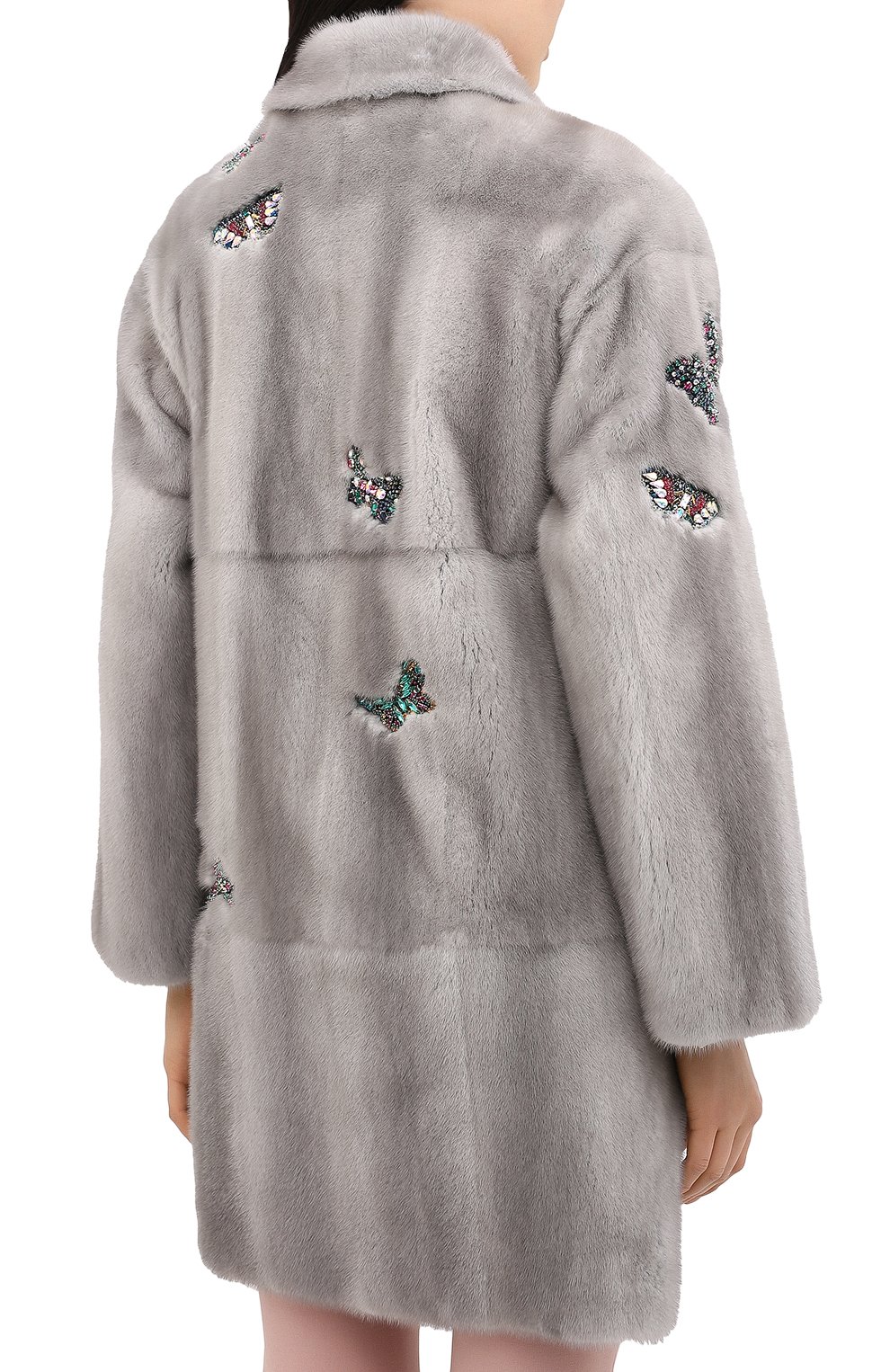 Шуба из норки VALENTINO, арт. QF3FA6161BF, фото 4