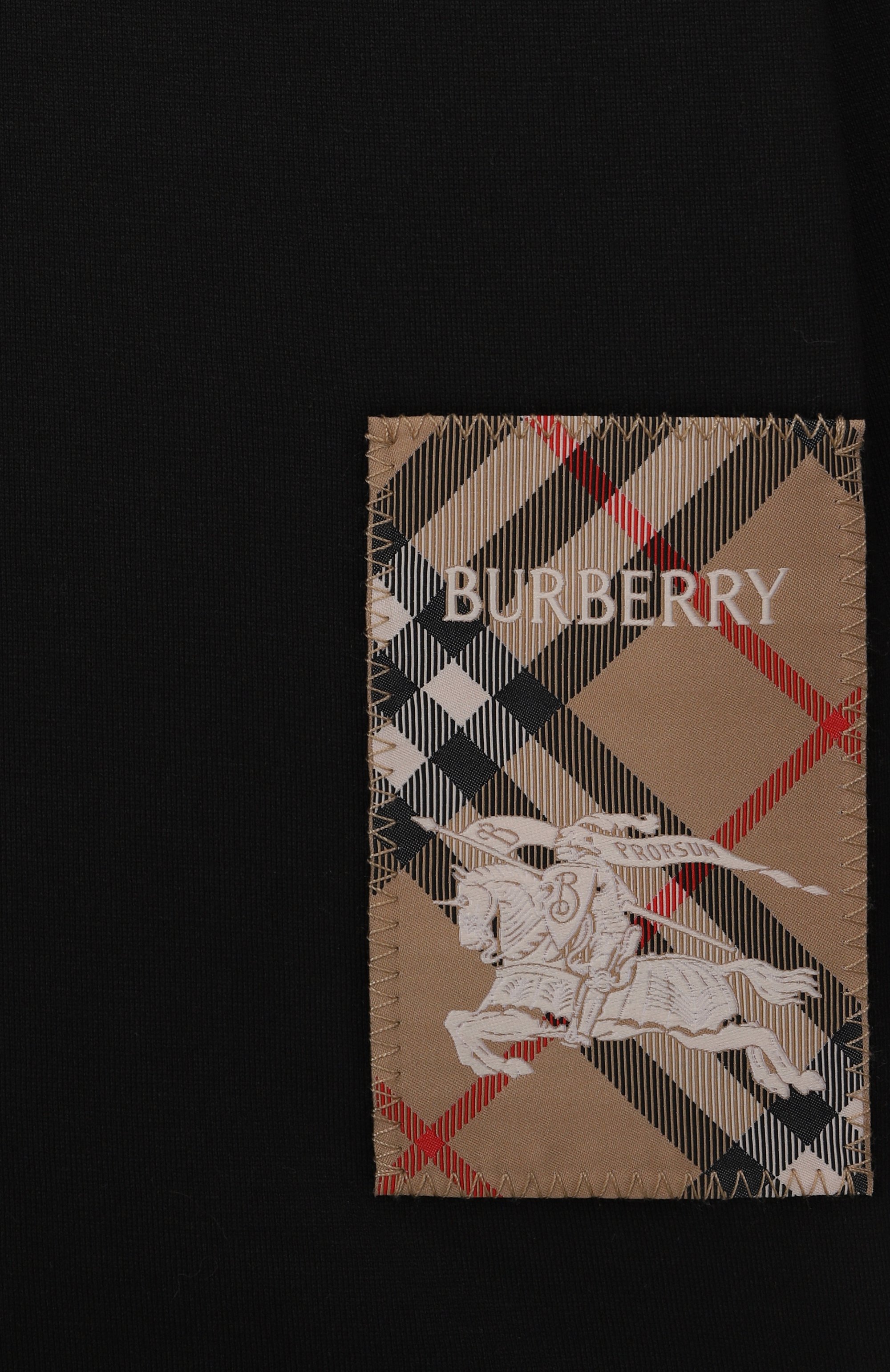 Хлопковый лонгслив BURBERRY, арт. 8112458, фото 3