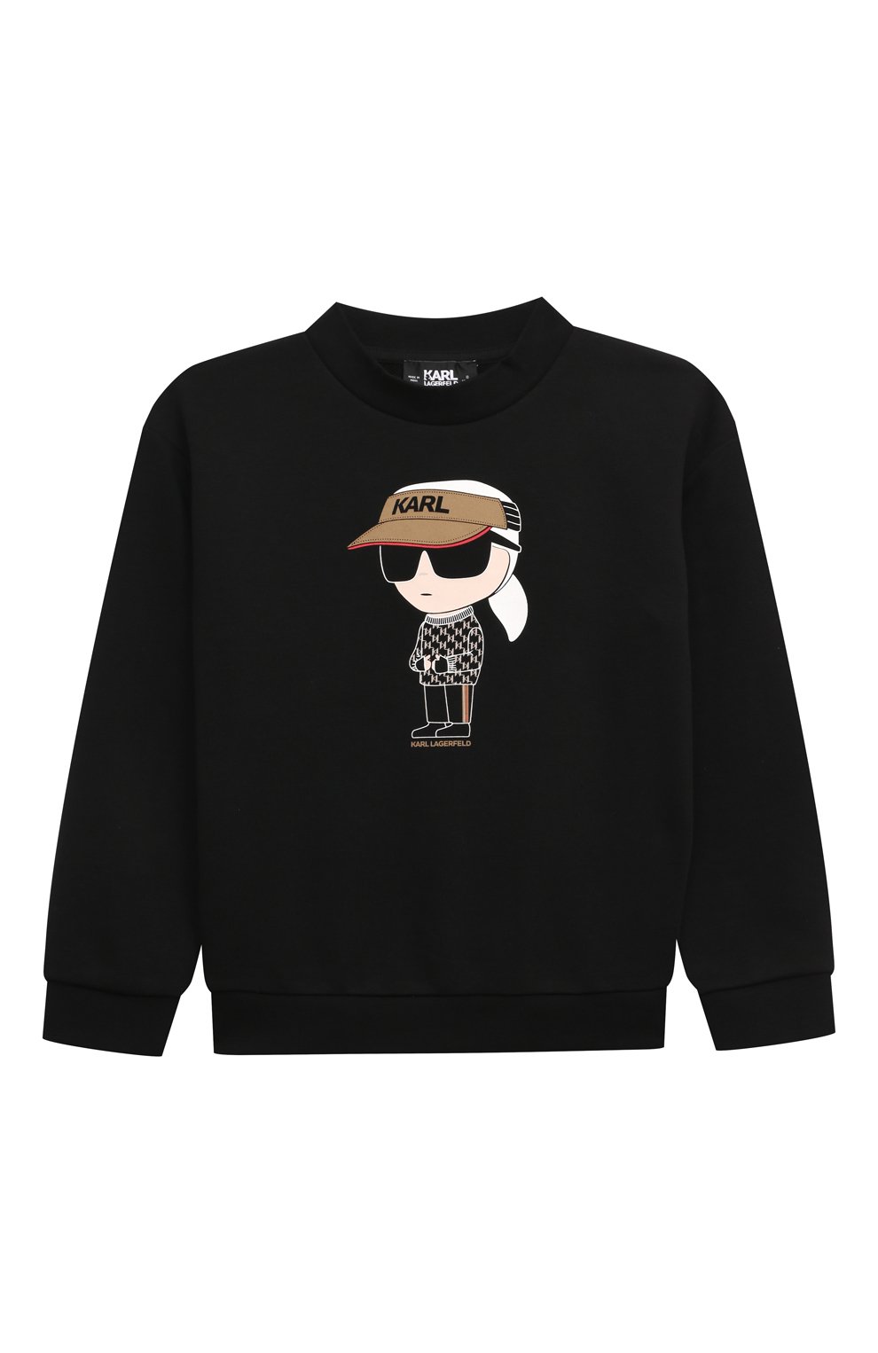 Хлопковый свитшот KARL LAGERFELD KIDS, арт. Z30252, фото 1