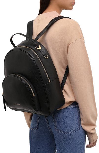 Рюкзак lea COCCINELLE черного цвета по цене 38300 руб., арт. E1 I60 14 02 01, фото 2 Рюкзак lea COCCINELLE, арт. E1 I60 14 02 01, фото 2