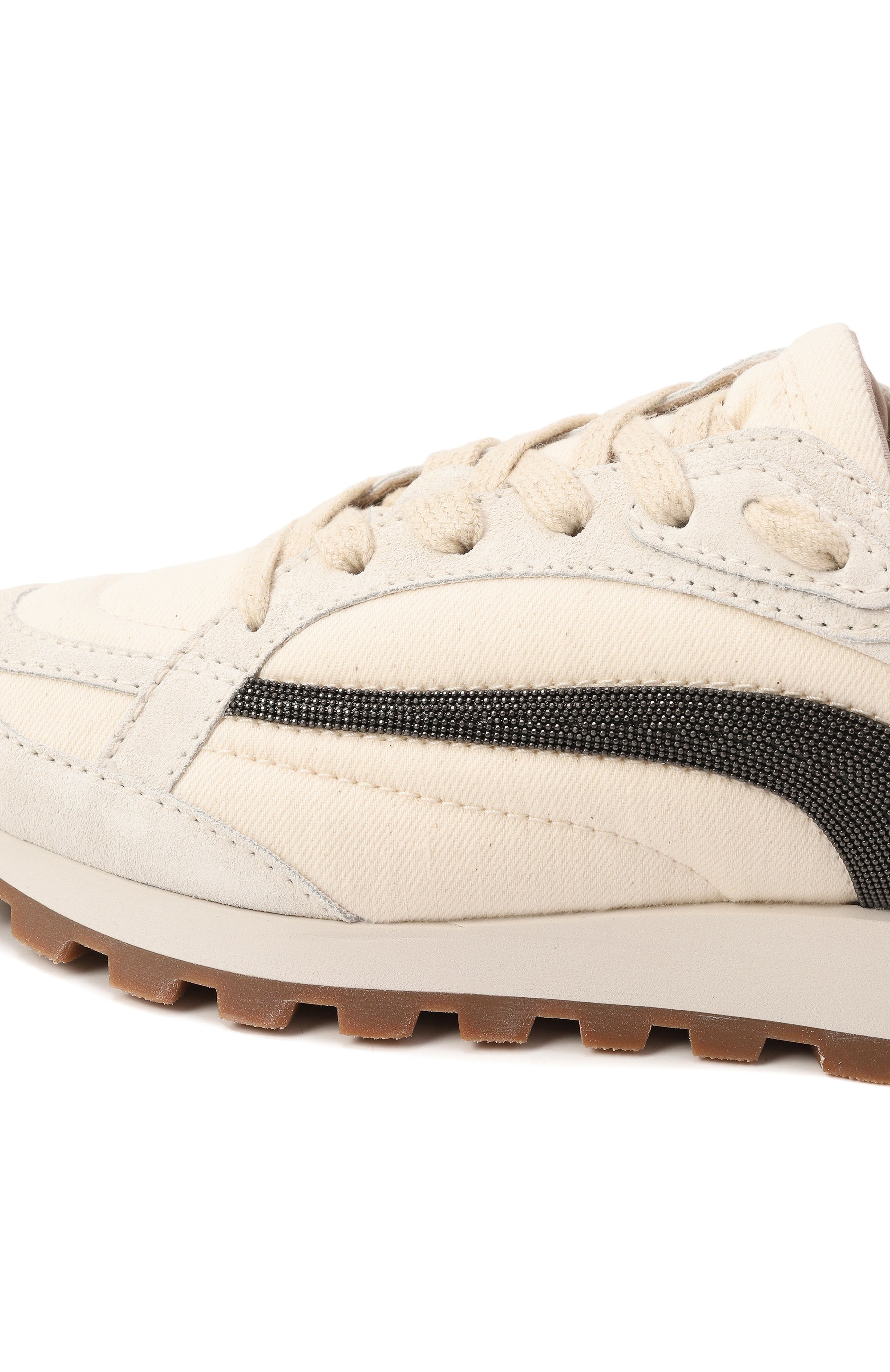 Комбинированные кроссовки BRUNELLO CUCINELLI, арт. MZSFG2941, фото 7