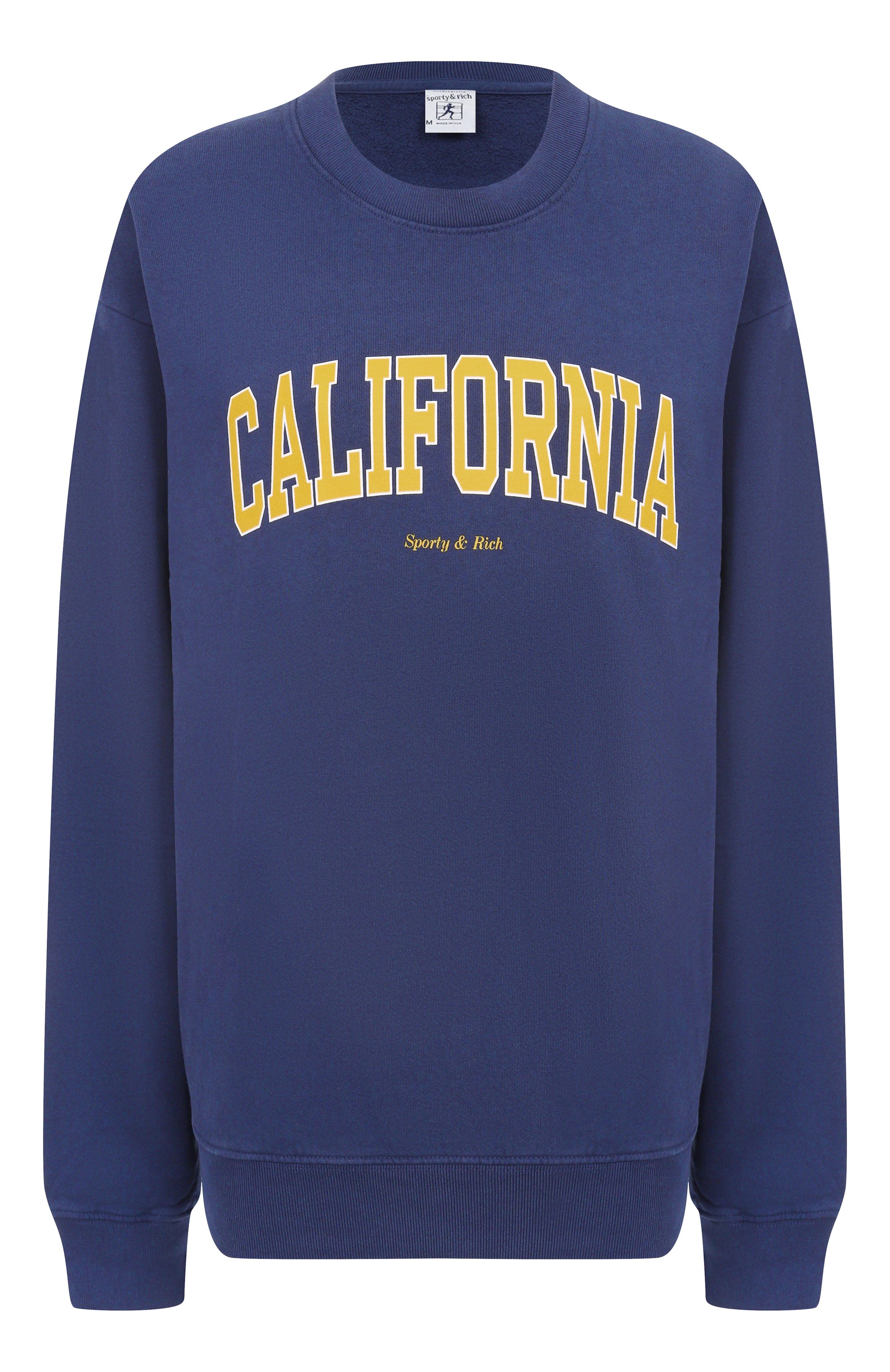 Хлопковый свитшот SPORTY AND RICH, арт. ST071508501BL32, фото 1