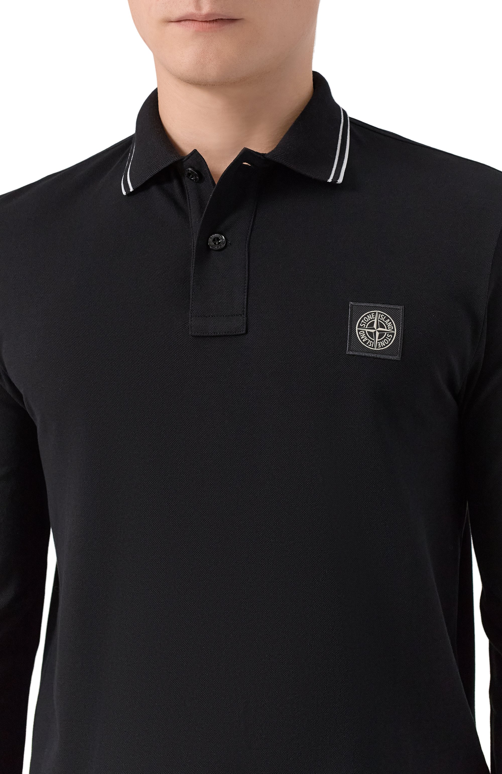 Хлопковое поло STONE ISLAND, арт. K1S1522002SL/S0018, фото 5