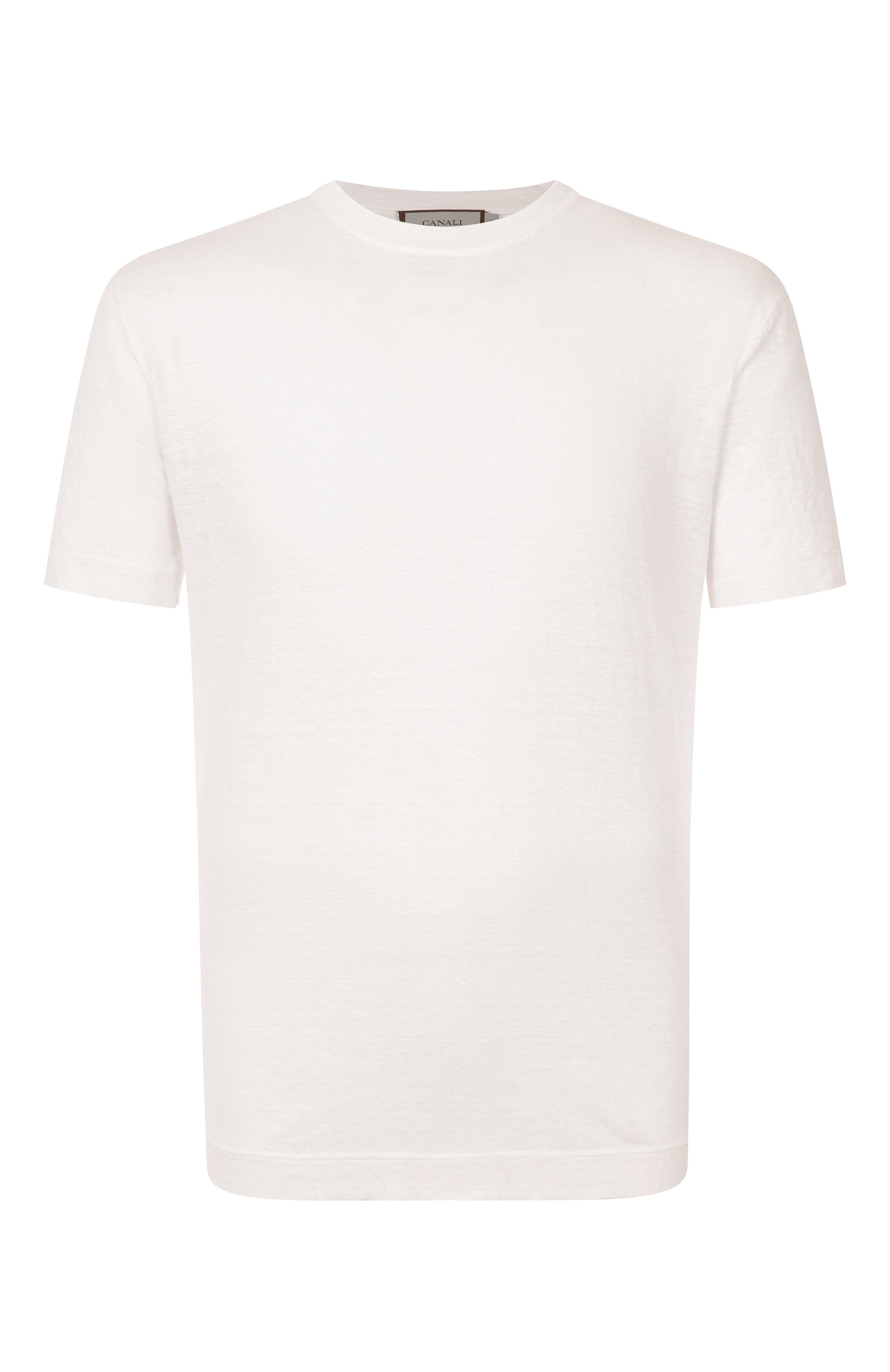 Льняная футболка CANALI, арт. T0869/MJ02244, фото 1