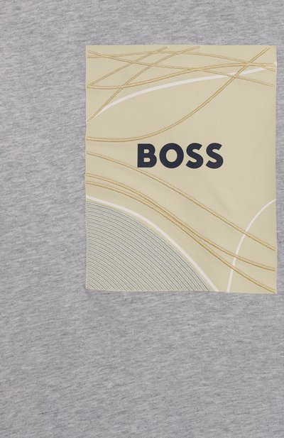 Хлопковая футболка BOSS, арт. J52369, фото 3