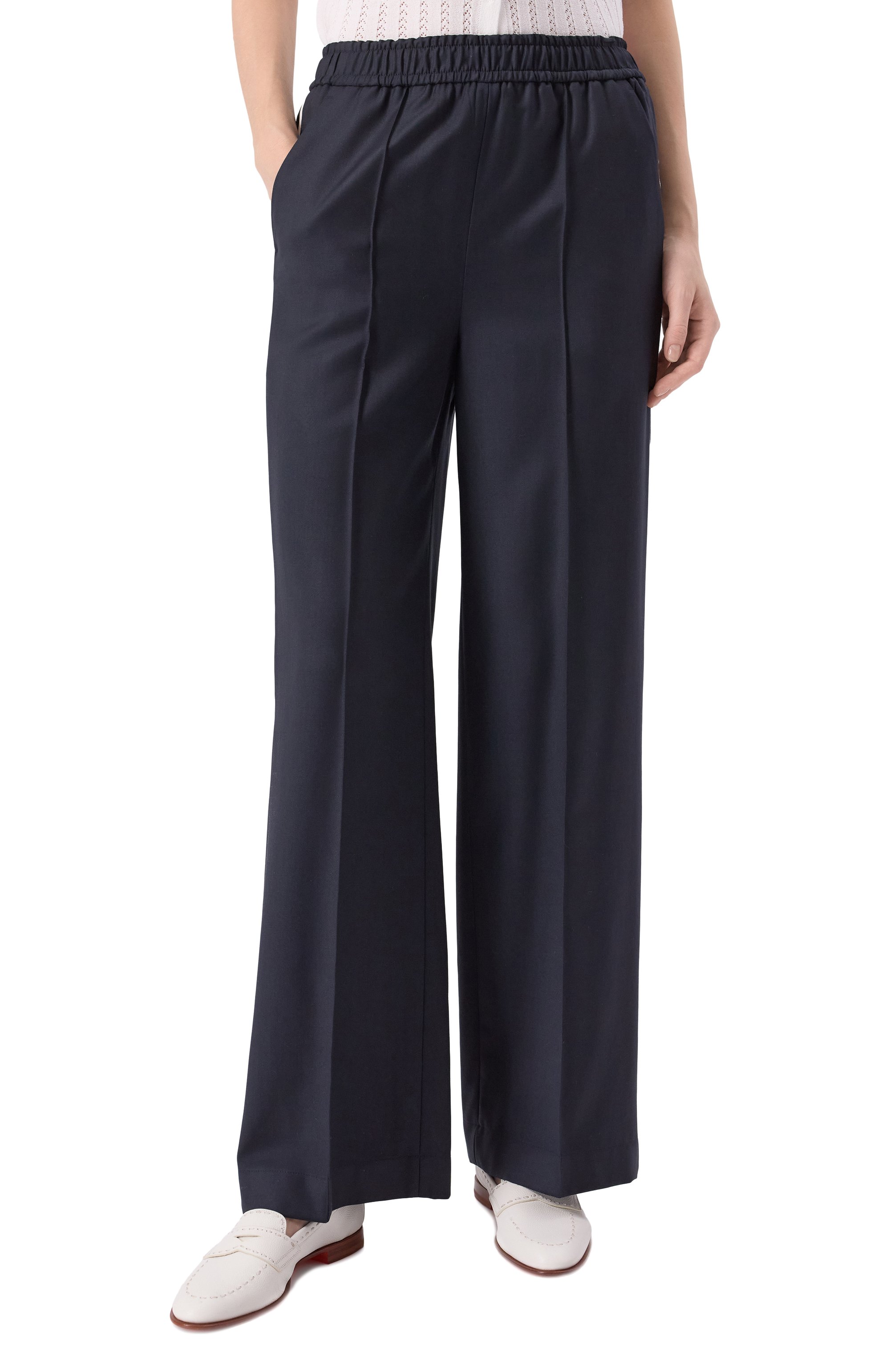 Шерстяные брюки LORENA ANTONIAZZI, арт. P2547PA49A/4767, фото 3