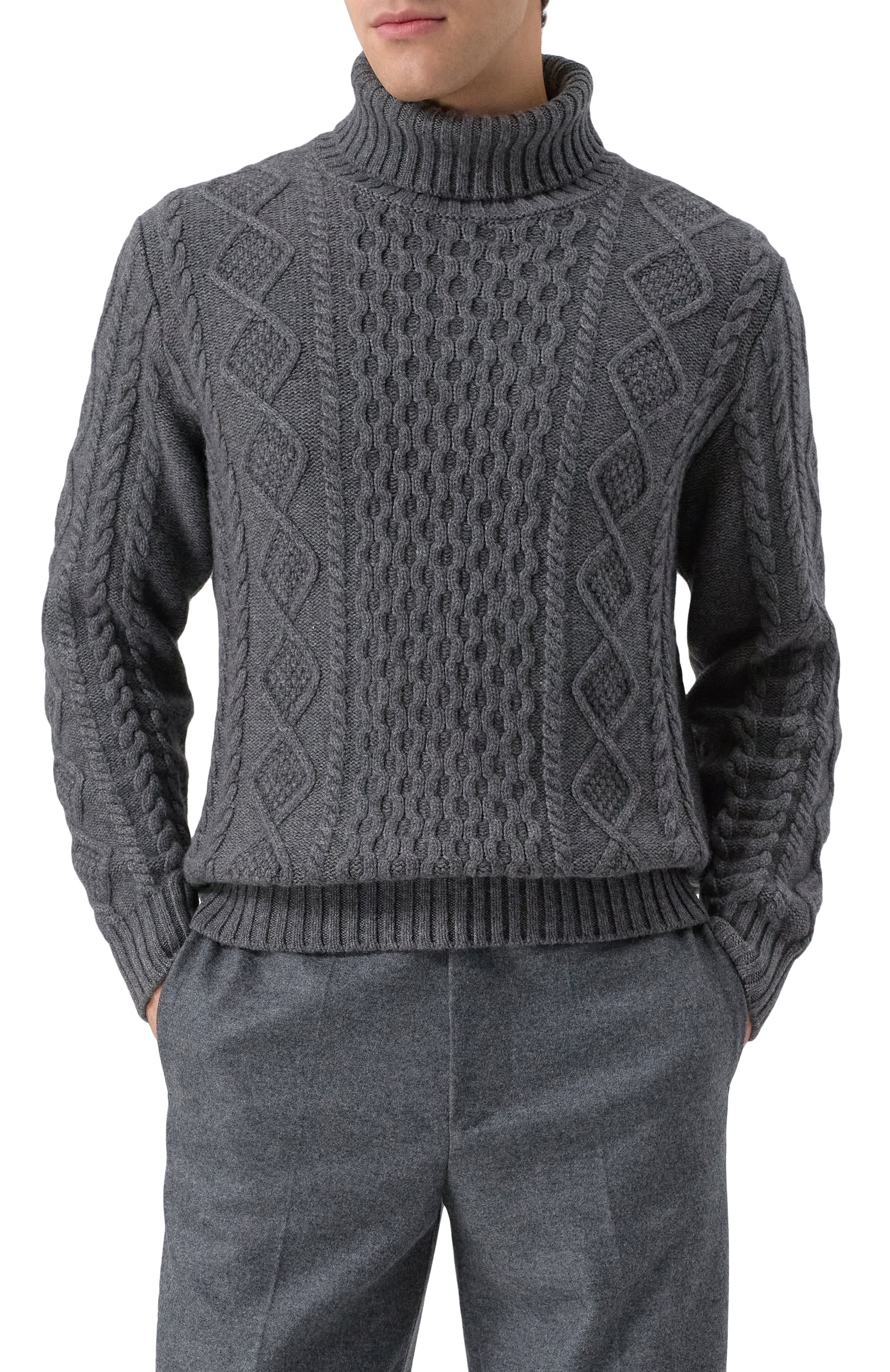 Кашемировый свитер KITON, арт. UMK05211040, фото 3