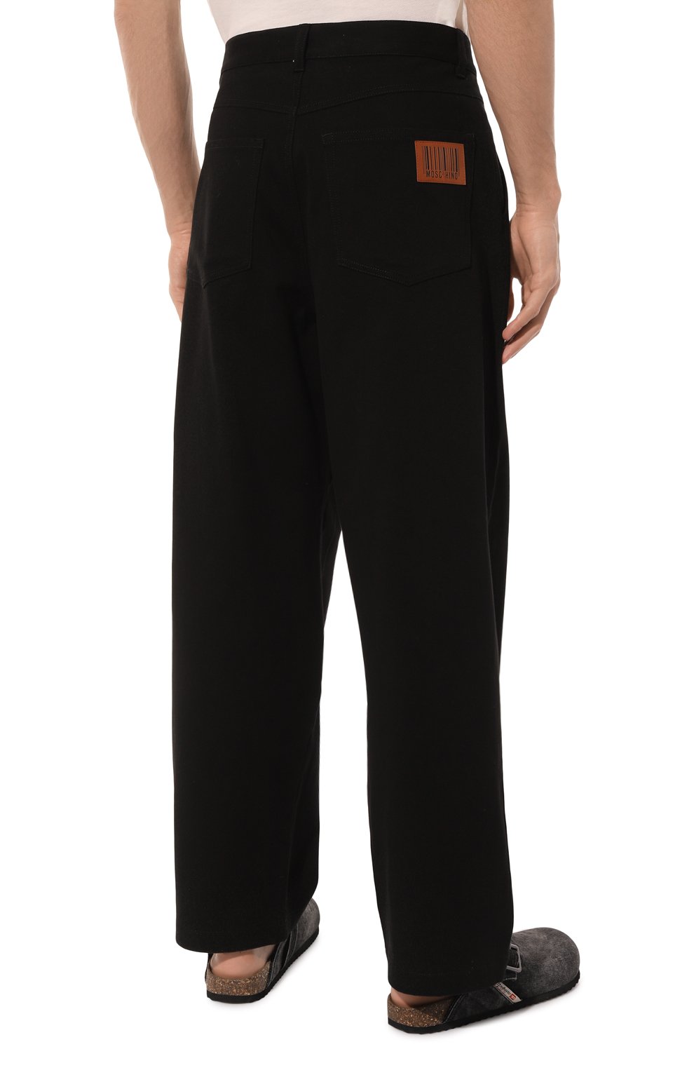 Хлопковые брюки MOSCHINO, арт. A0330/5220, фото 4