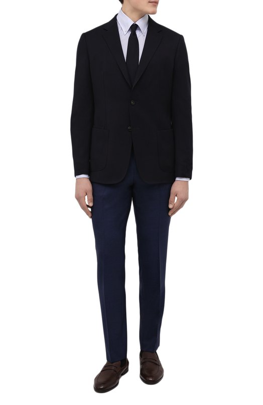 Хлопковая сорочка Paul&Shark C0P3052/C00 Голубой  C0P3052/C00 Фото 2