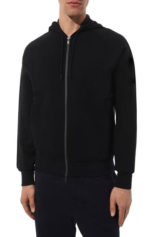 Хлопковая толстовка Zegna UD553A7/D859 Синий  UD553A7/D859 Фото 3