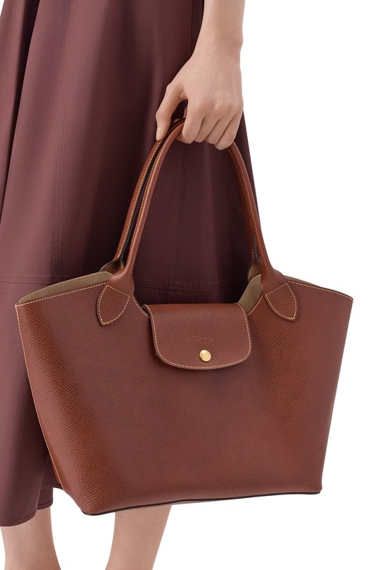 Сумка-тоут Épure large Longchamp 10346HYZ/HYZ Коричневый  10346HYZ/HYZ Фото 2