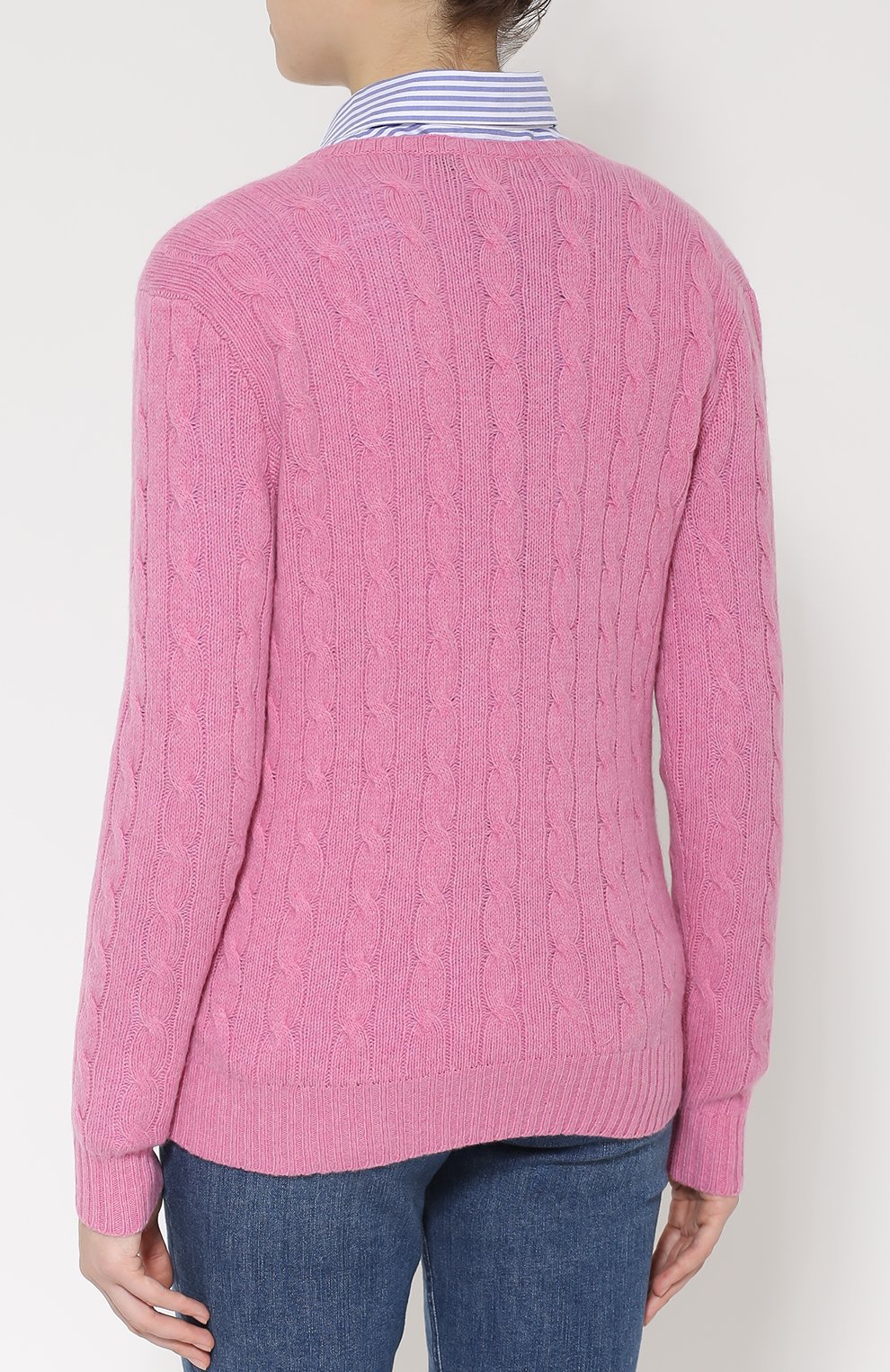 Пуловер фактурной вязки с v-образным вырезом POLO RALPH LAUREN, арт. V39/I0KMB/W9704, фото 4