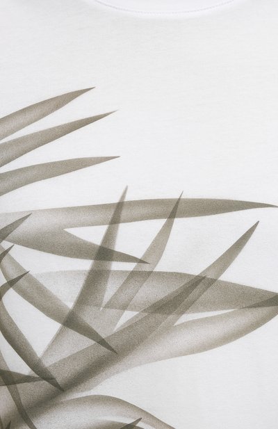 Хлопковая футболка LORENA ANTONIAZZI, арт. P2162TS024/9999, фото 5
