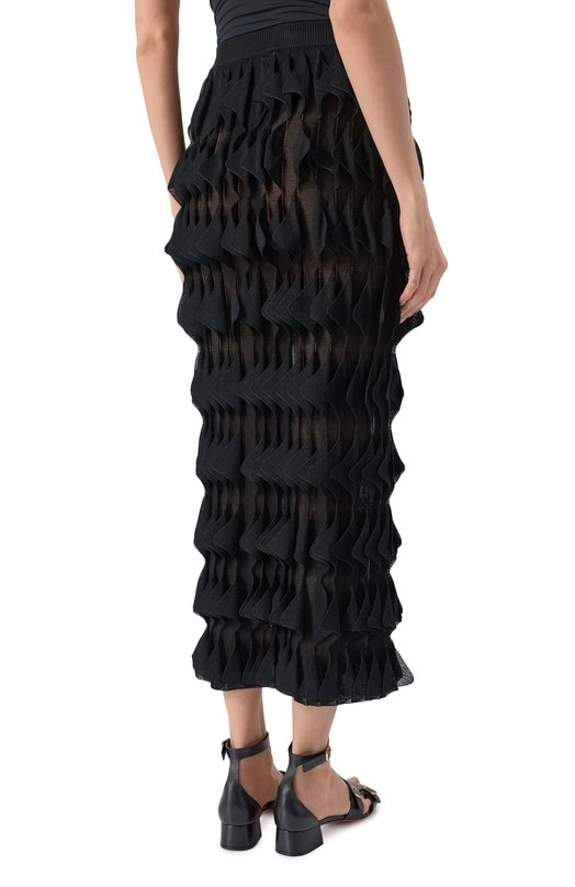 Юбка из вискозы Missoni DS25SH1F/BK01BJ Чёрный  DS25SH1F/BK01BJ Фото 4