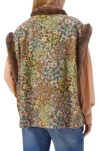 Жилет с отделкой из ягненка VALENTINO, арт. 8B3CF0T2/9YL, фото 4