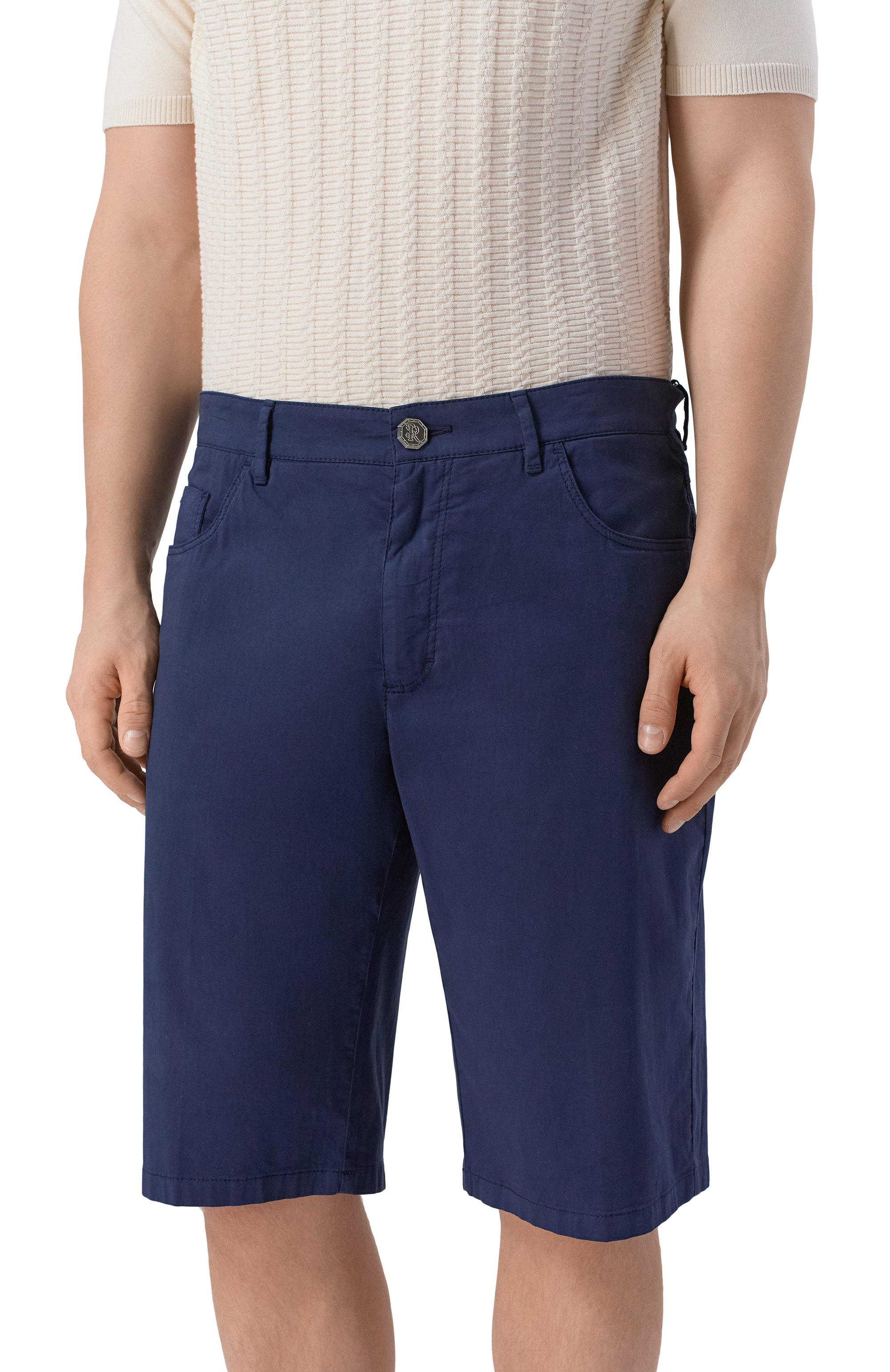 Шорты из хлопка и шелка STEFANO RICCI, арт. M8T6100081/TFANT, фото 3